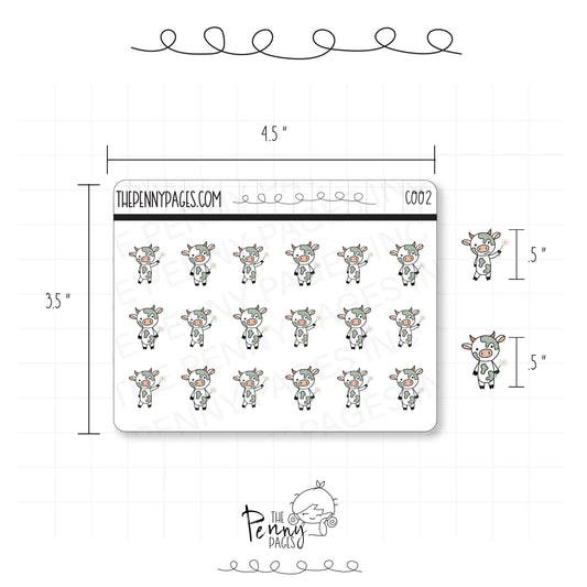 Millie the Cow - Side eye - C006