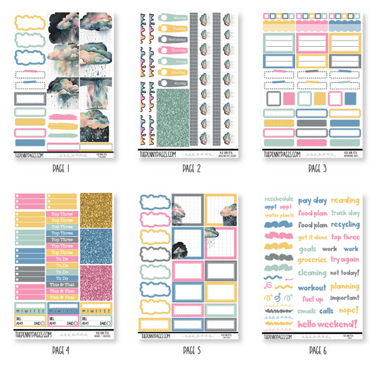 #1036 Acid Rain - B6 vertical weekly kit