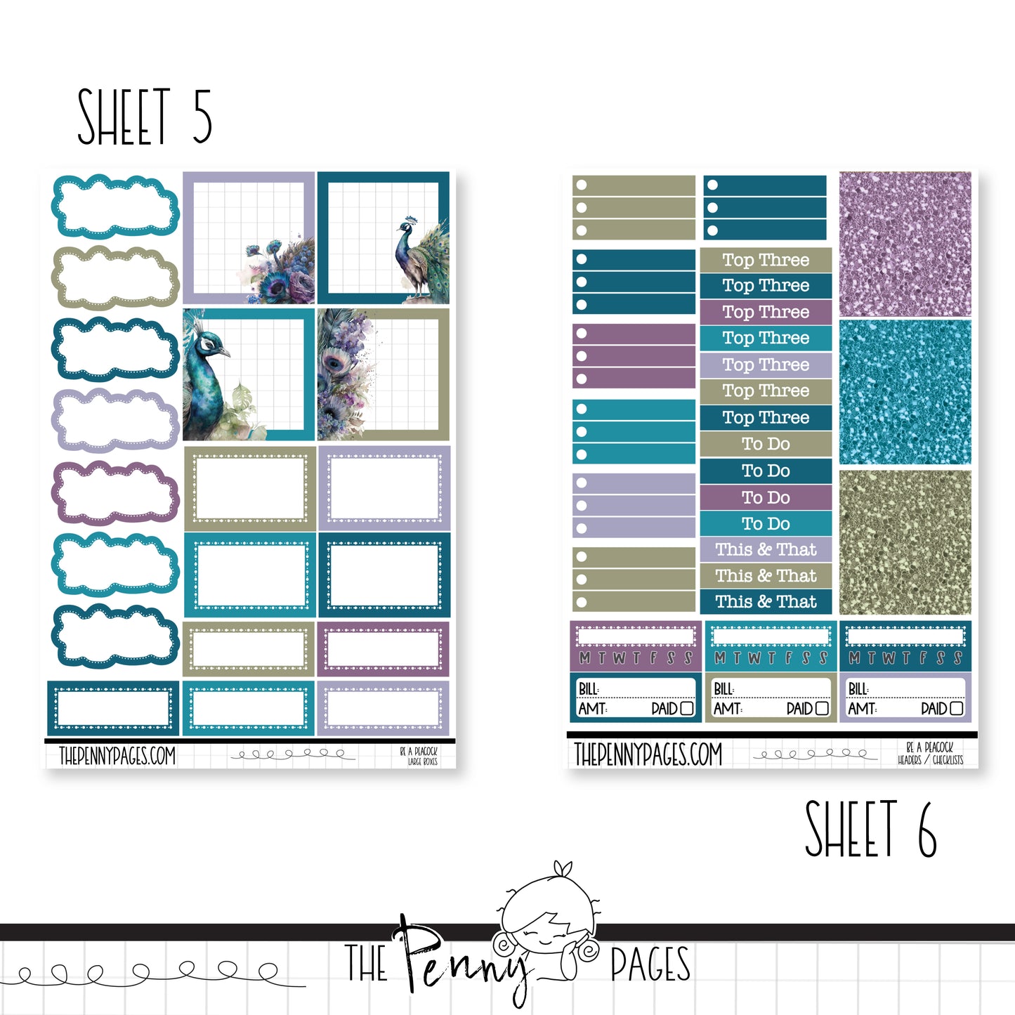 Be a Peacock - Pentrix weekly kit