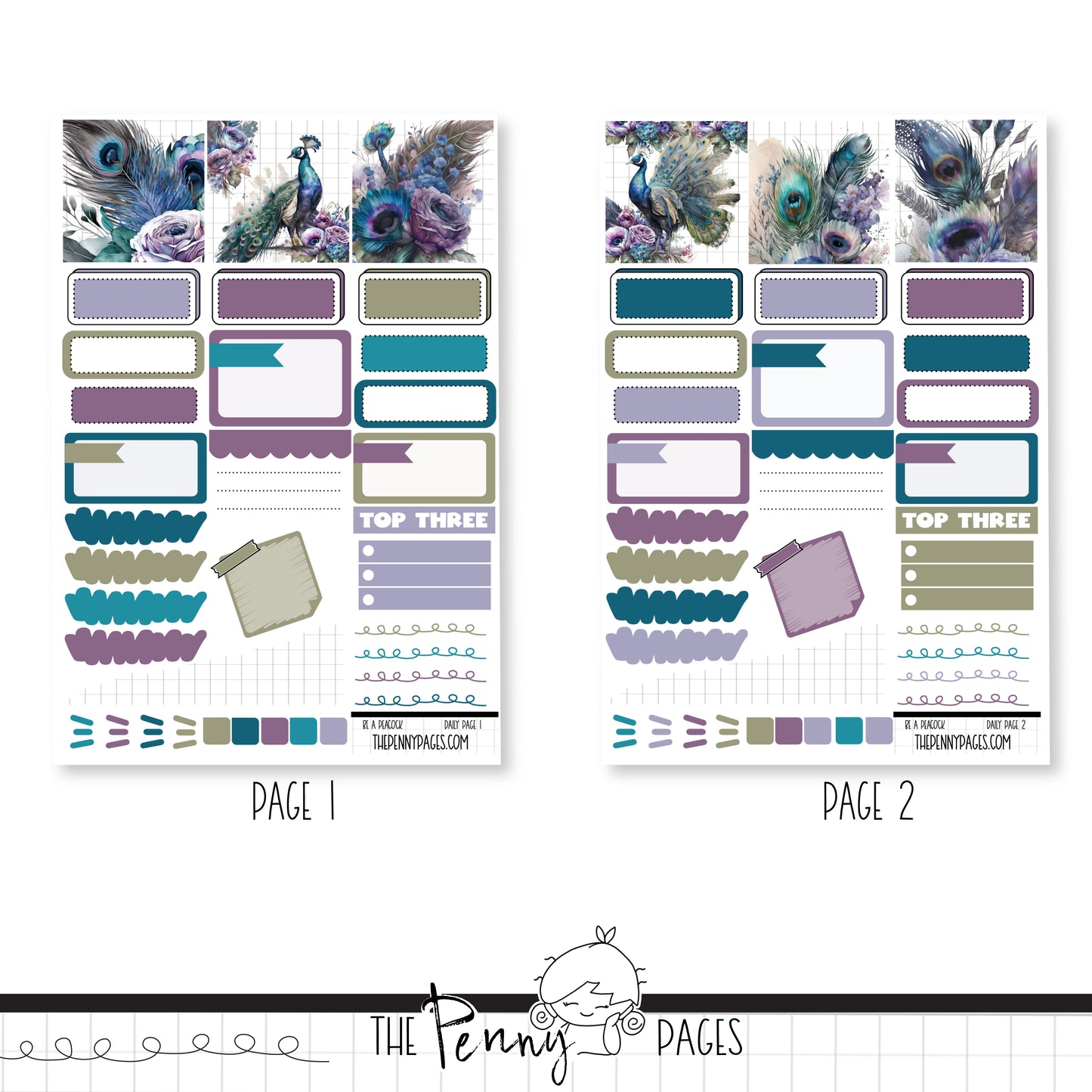 Be a Peacock - Daily Pages