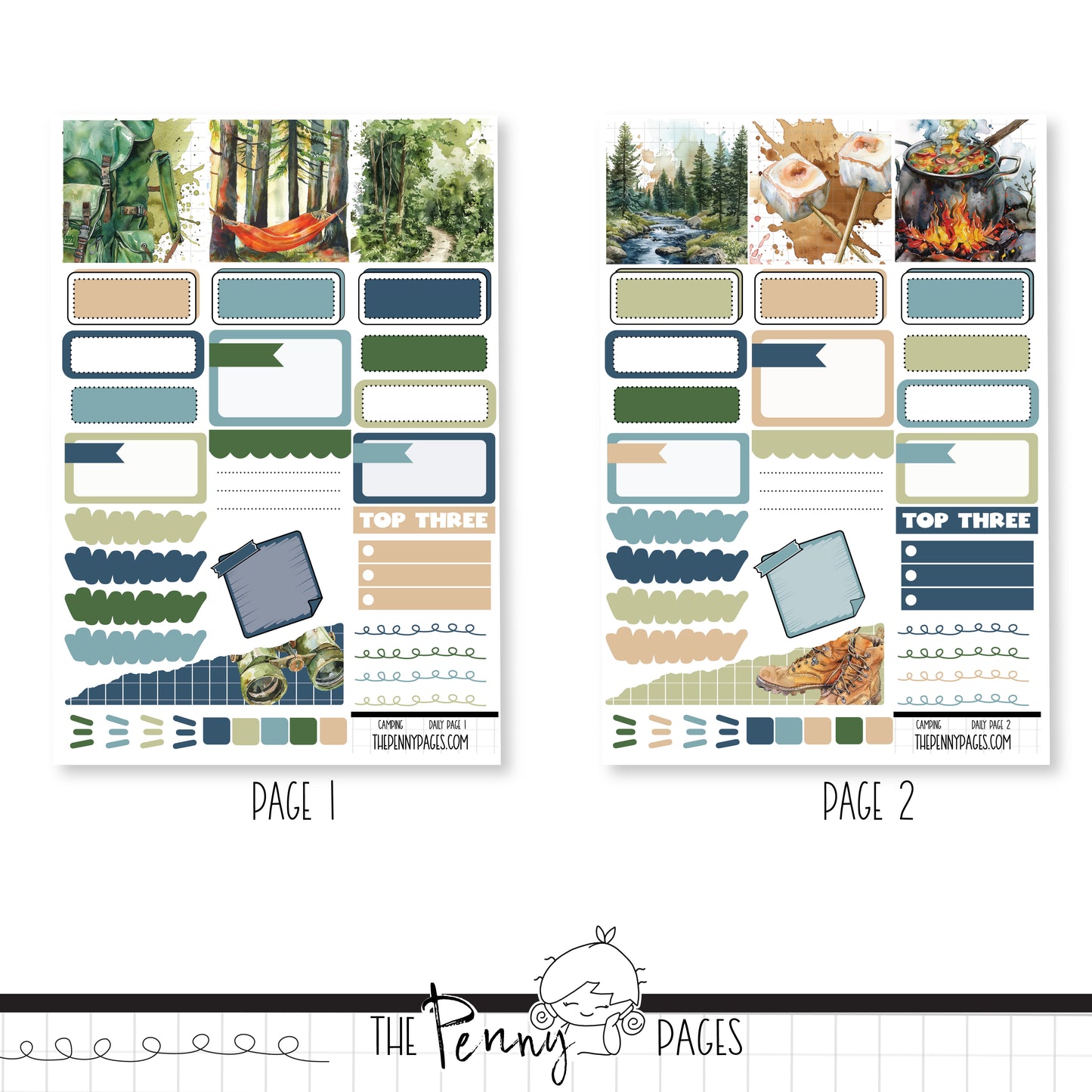 Camping - Daily Pages