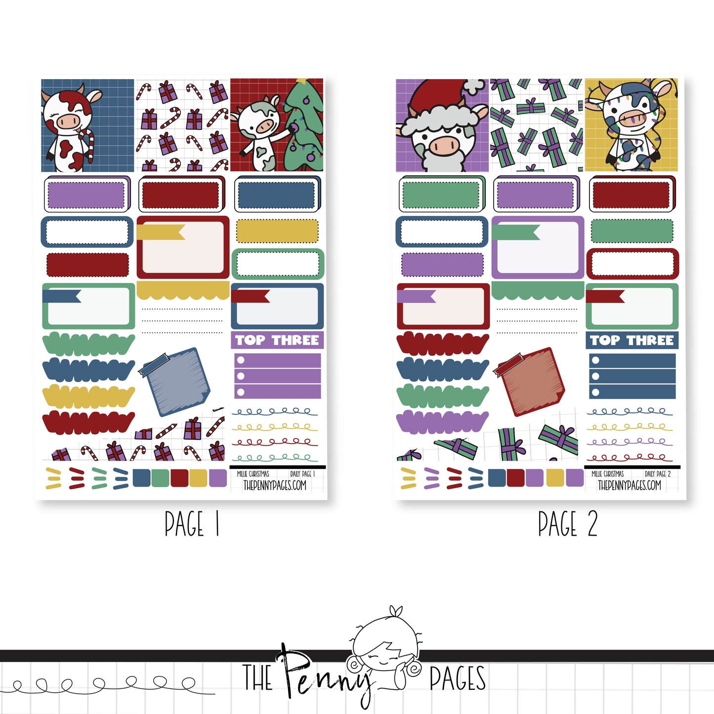 Millie Christmas - Daily Pages