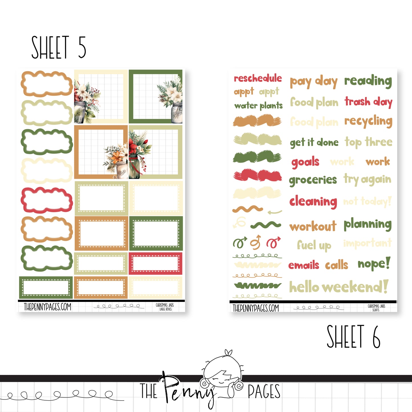 Christmas Jars - Standard Vertical