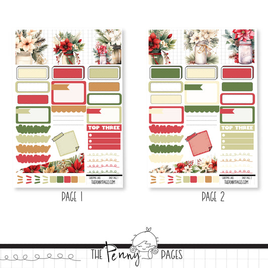 Christmas Jars - Daily Pages