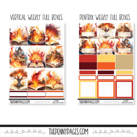 Fire Books - Large Sheets