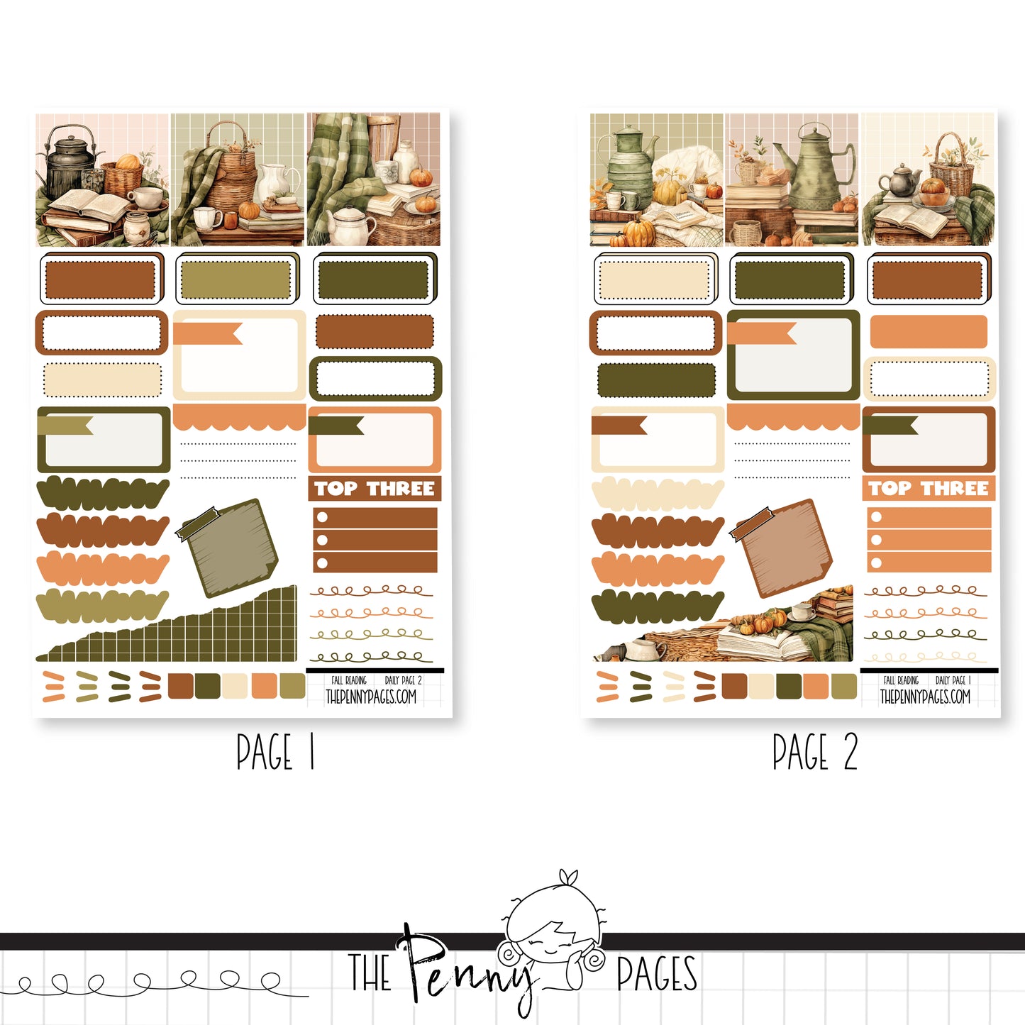 Fall Reading - Daily Pages