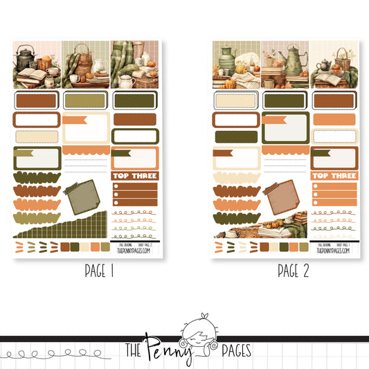 Fall Reading - Daily Pages