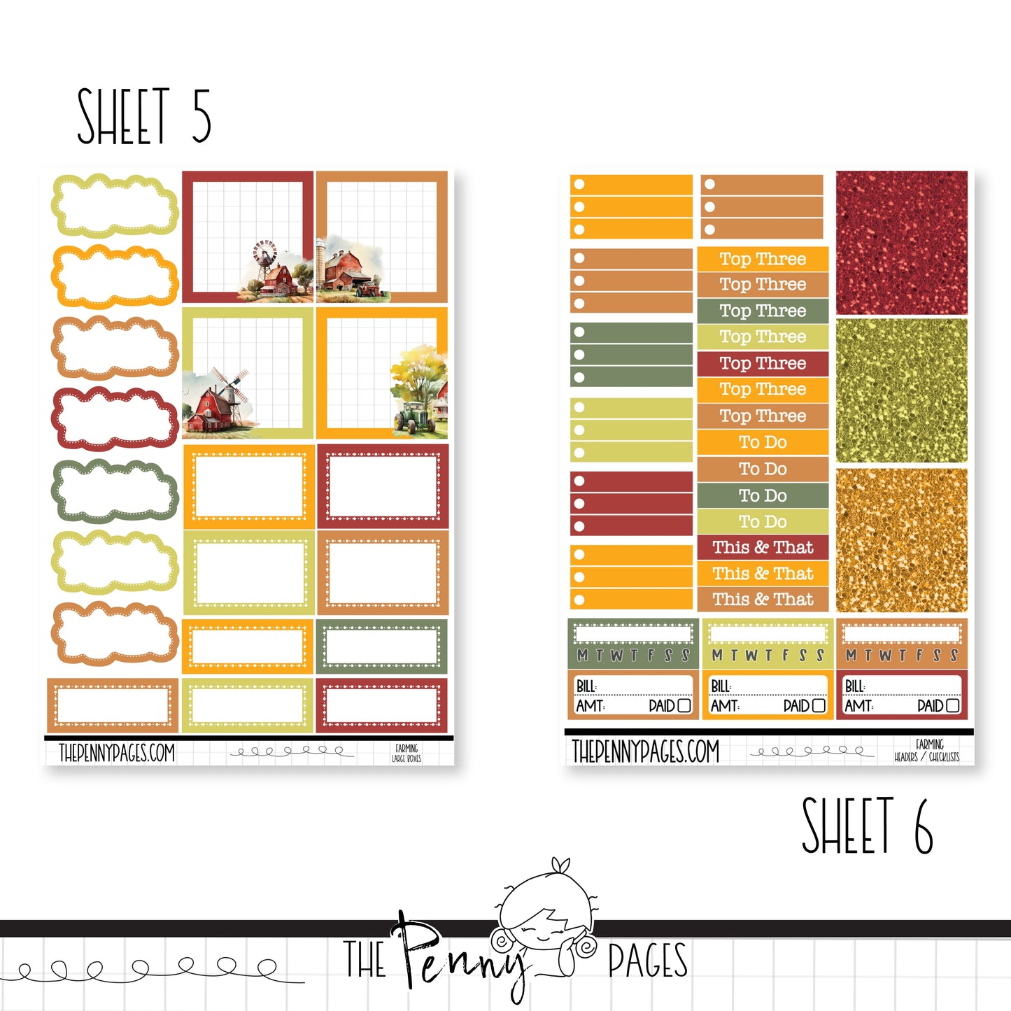 Farming - A5 weekly ( 1.3")