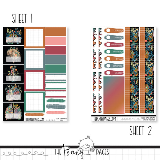 Floral Human Anatomy - Pentrix weekly kit
