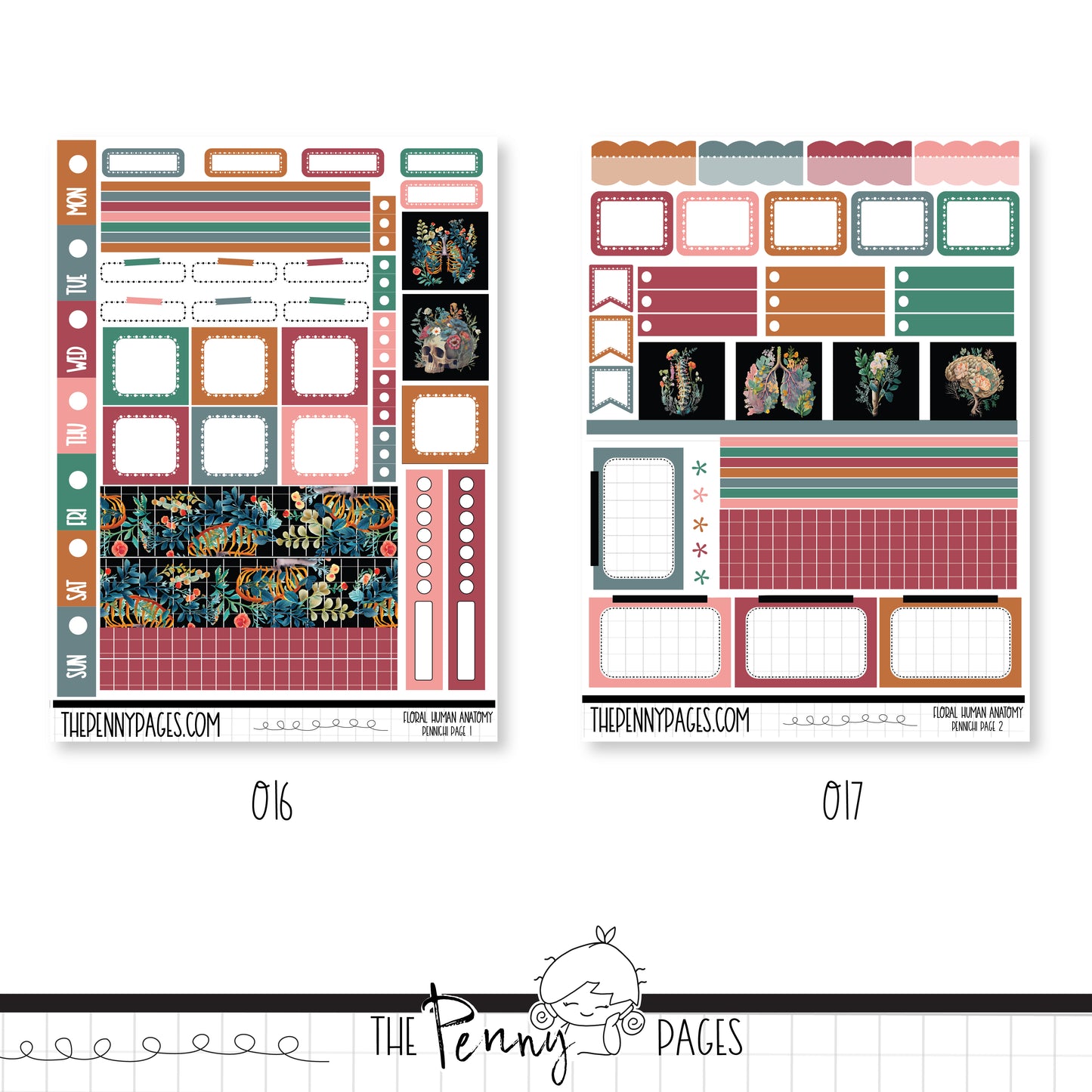 Floral Human Anatomy - Pennichi