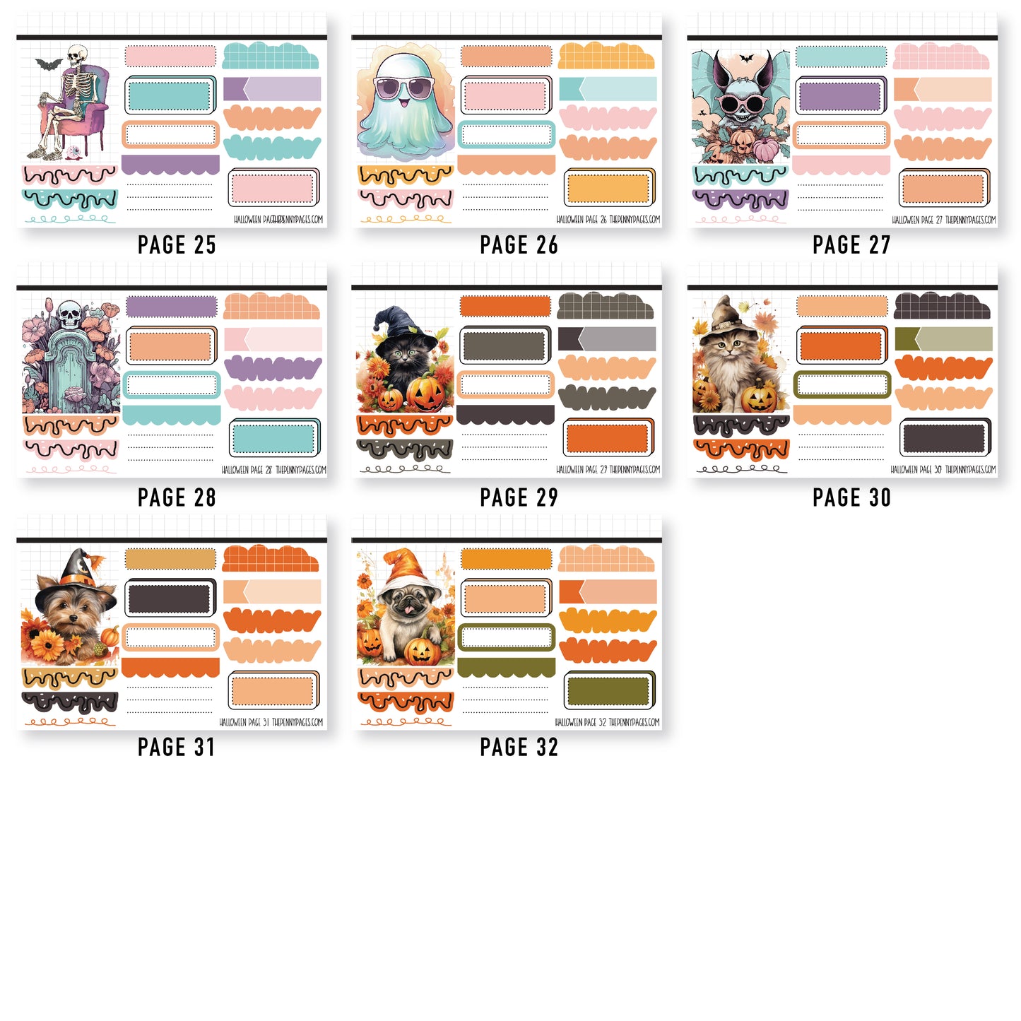 Mini Sheets - Volume 3 - Halloween