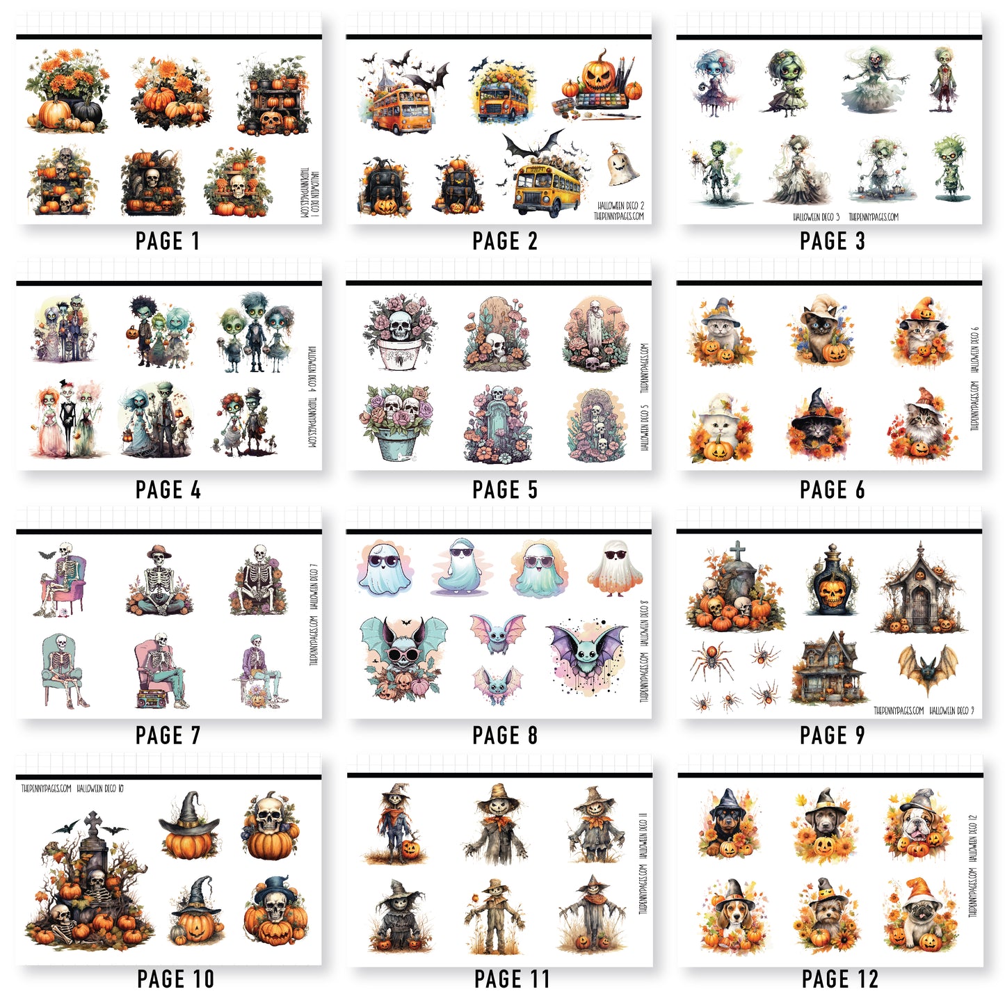 Sticker Book - Volume 3 - Halloween