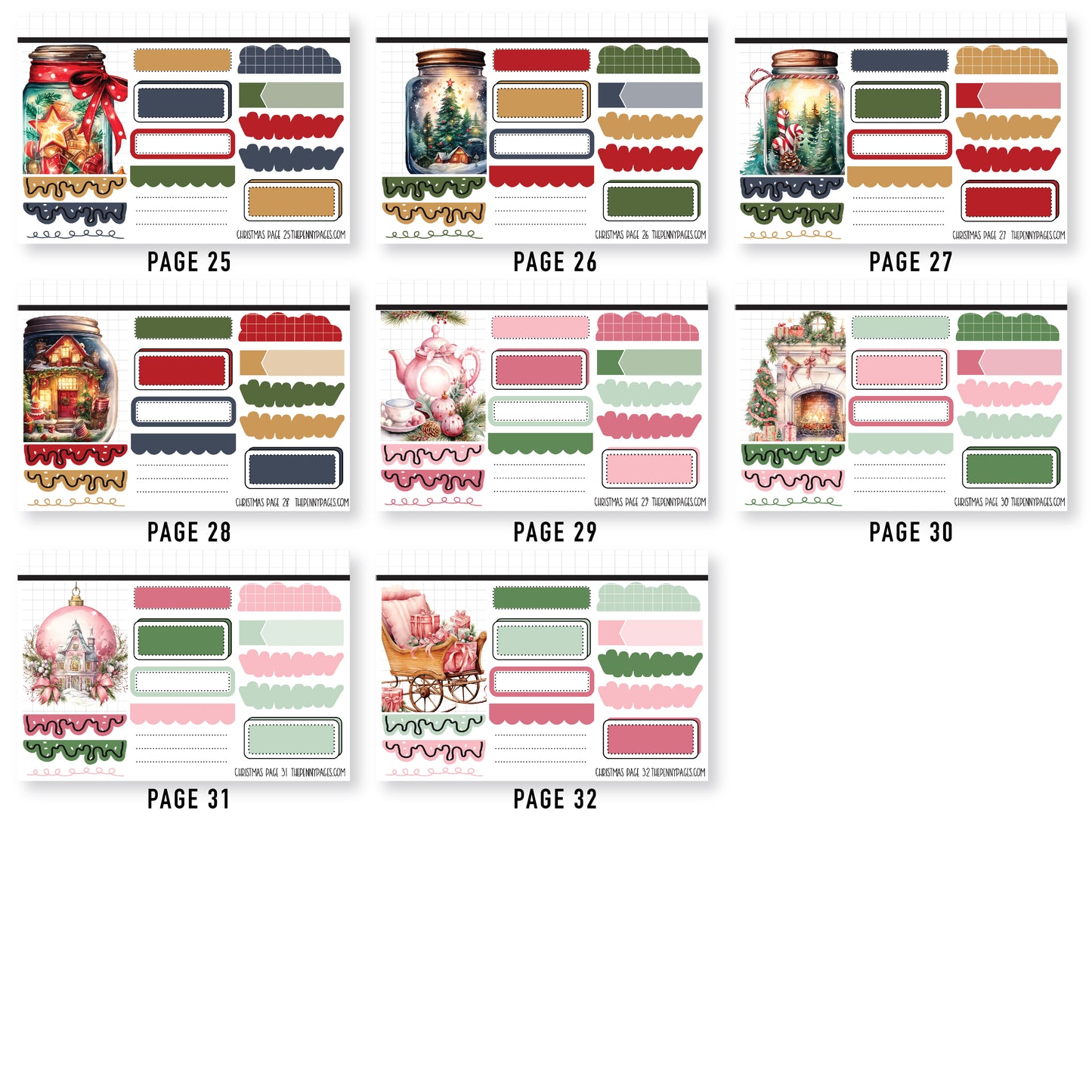 Sticker Book - Volume 6 - Christmas