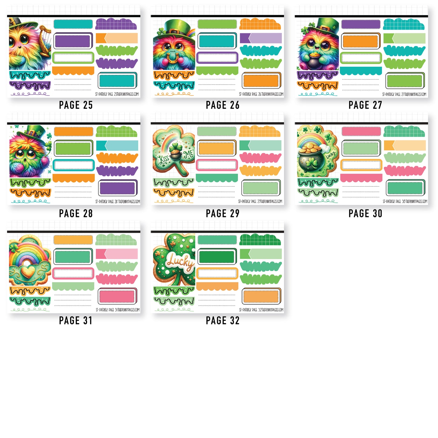 Sticker Book - Volume 8 - Lucky