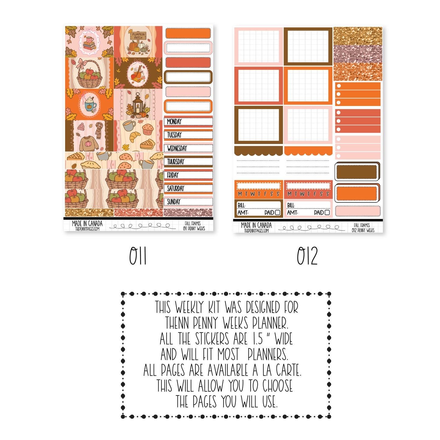 Fall Frames - Penny Weeks