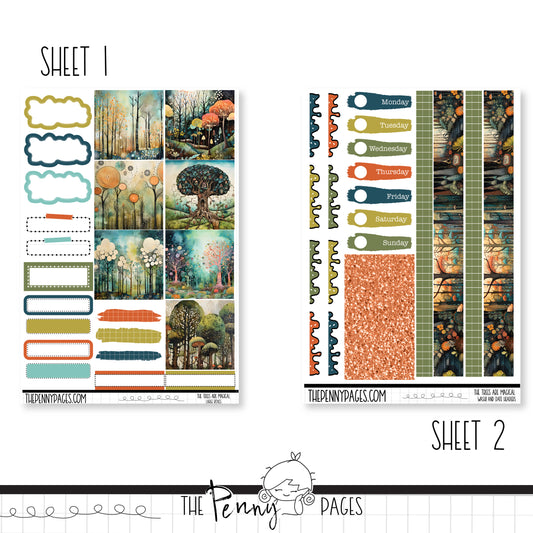 The Trees are Magical - B6 vertical weekly kit