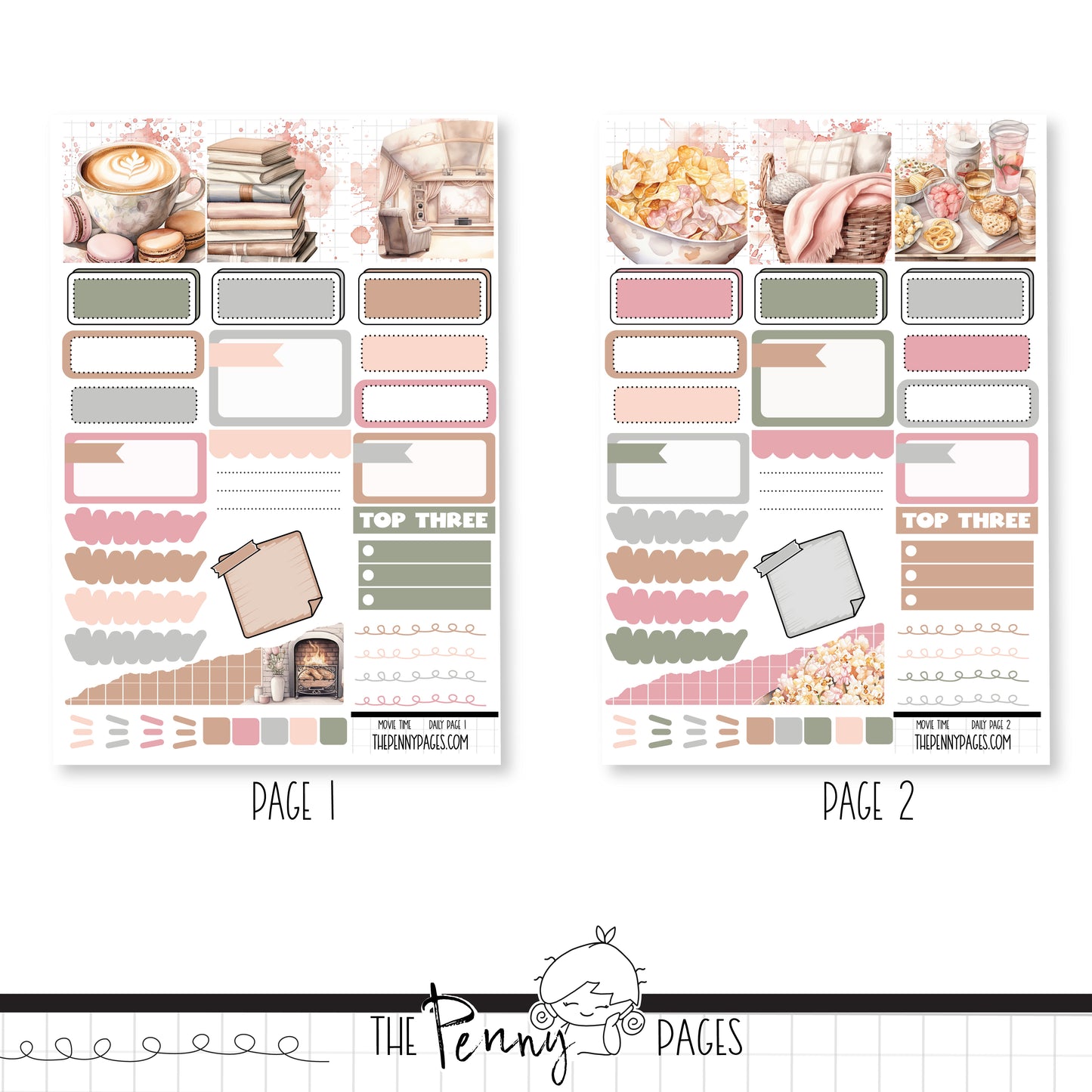 Movie Time - Daily Pages