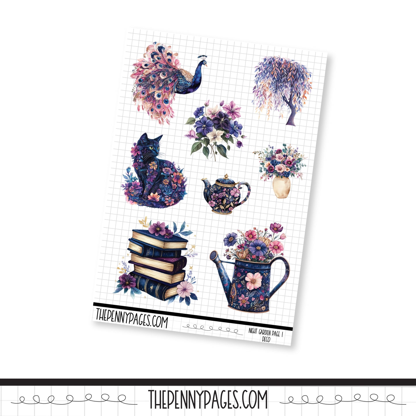 Night Garden 1 - Deco Sheets