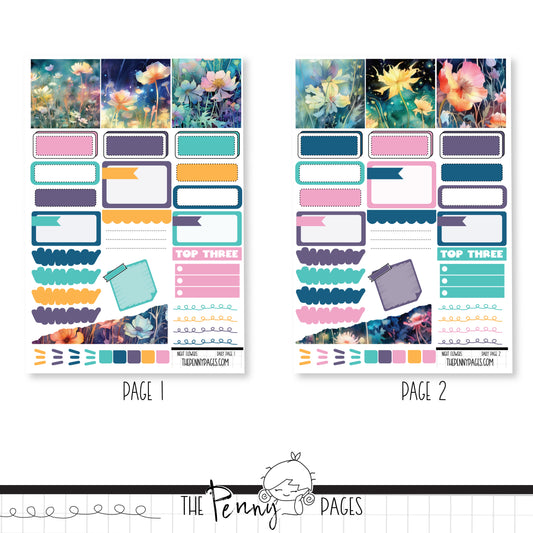 Night Flowers - Daily Pages