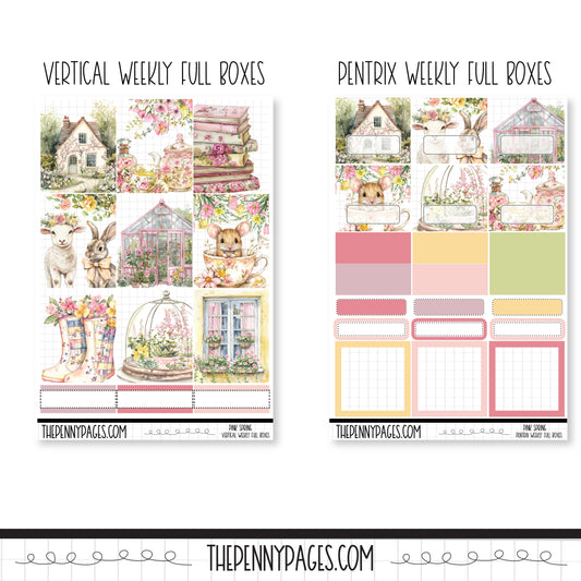 Pink Spring - Large Sheets