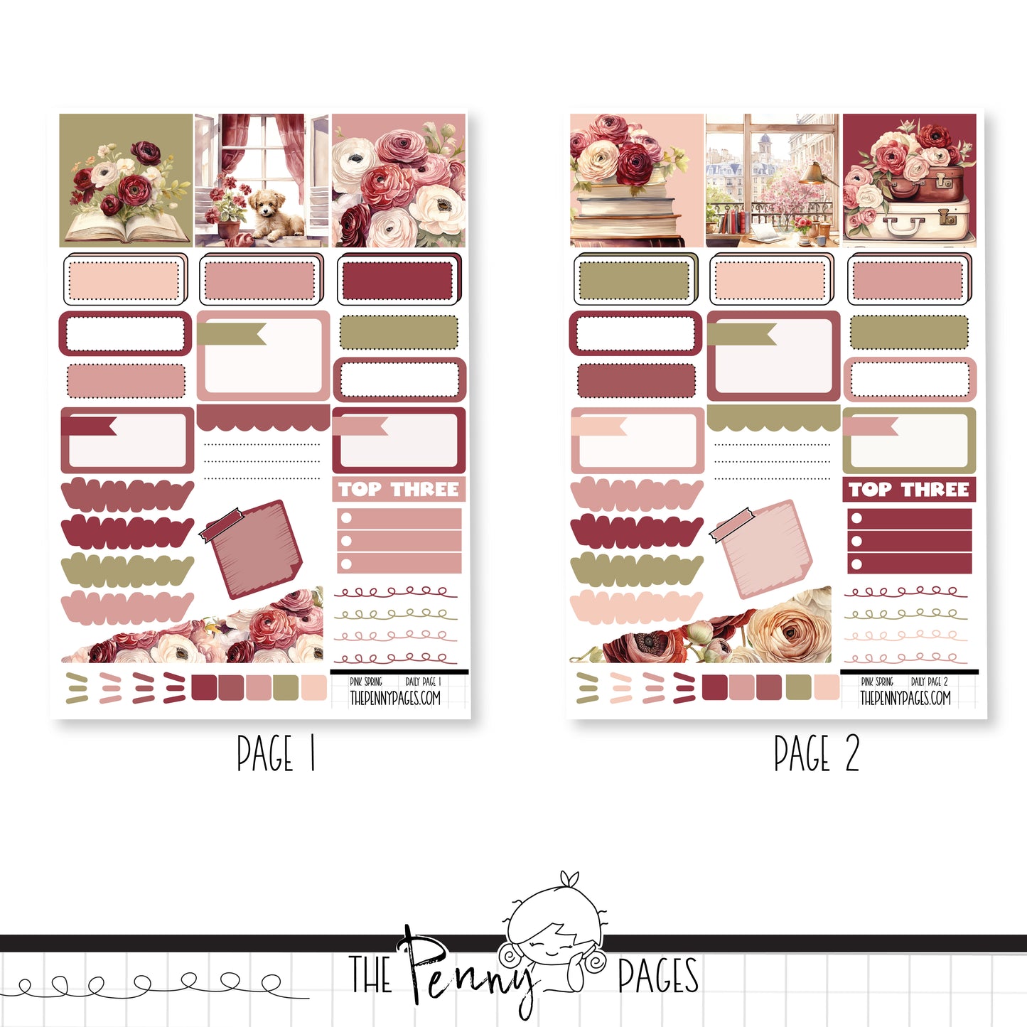 Pink Spring - Daily Pages