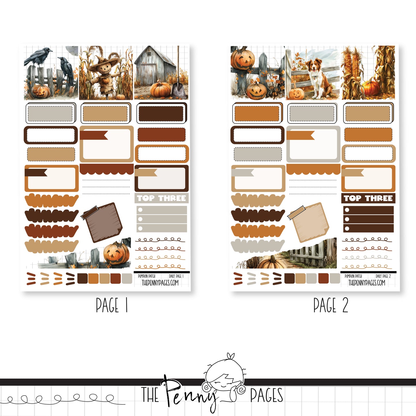 Pumpkin Patch - Daily Pages