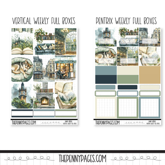 Rainy Books - Large Sheets