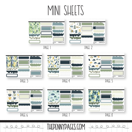 Rainy Books - Mini Sheets