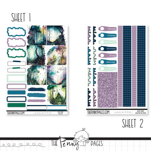 Secret Garden - B6 vertical weekly kit