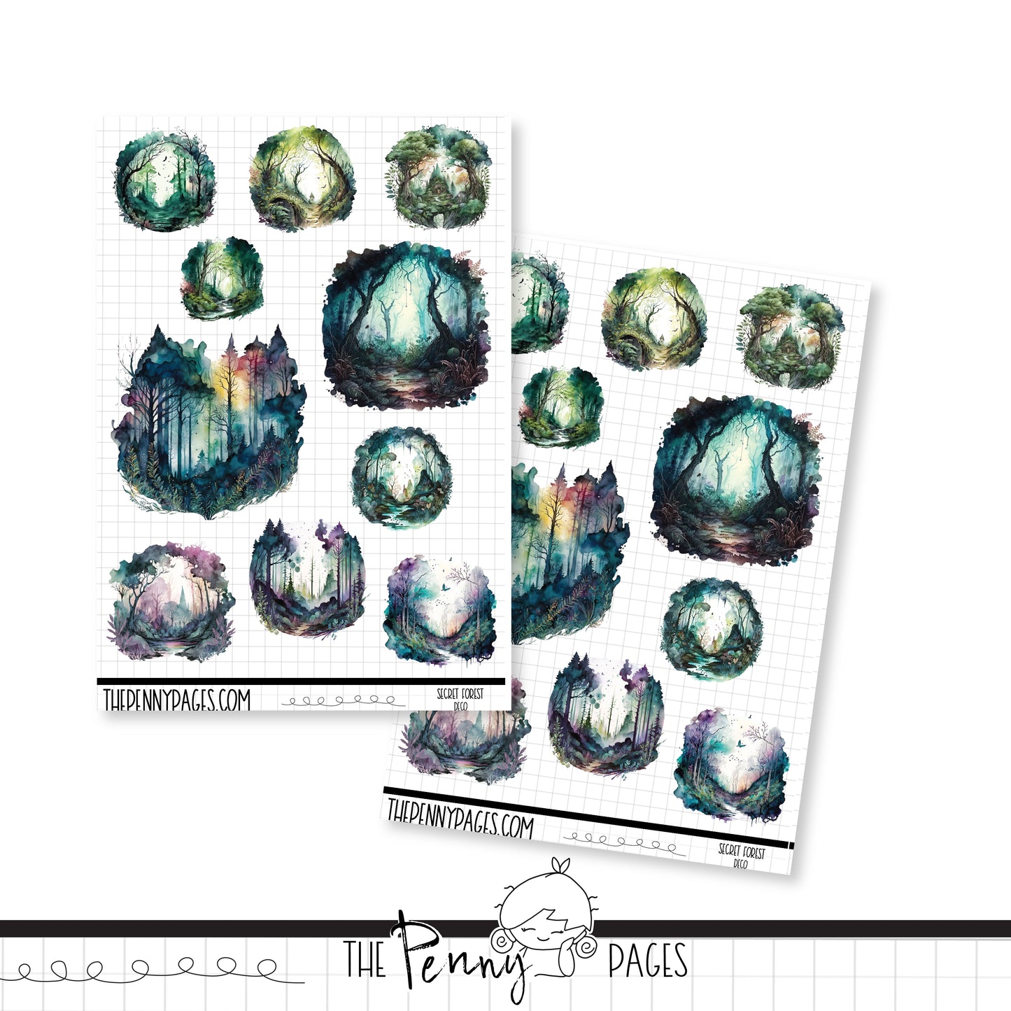 Secret Garden - Deco sheet