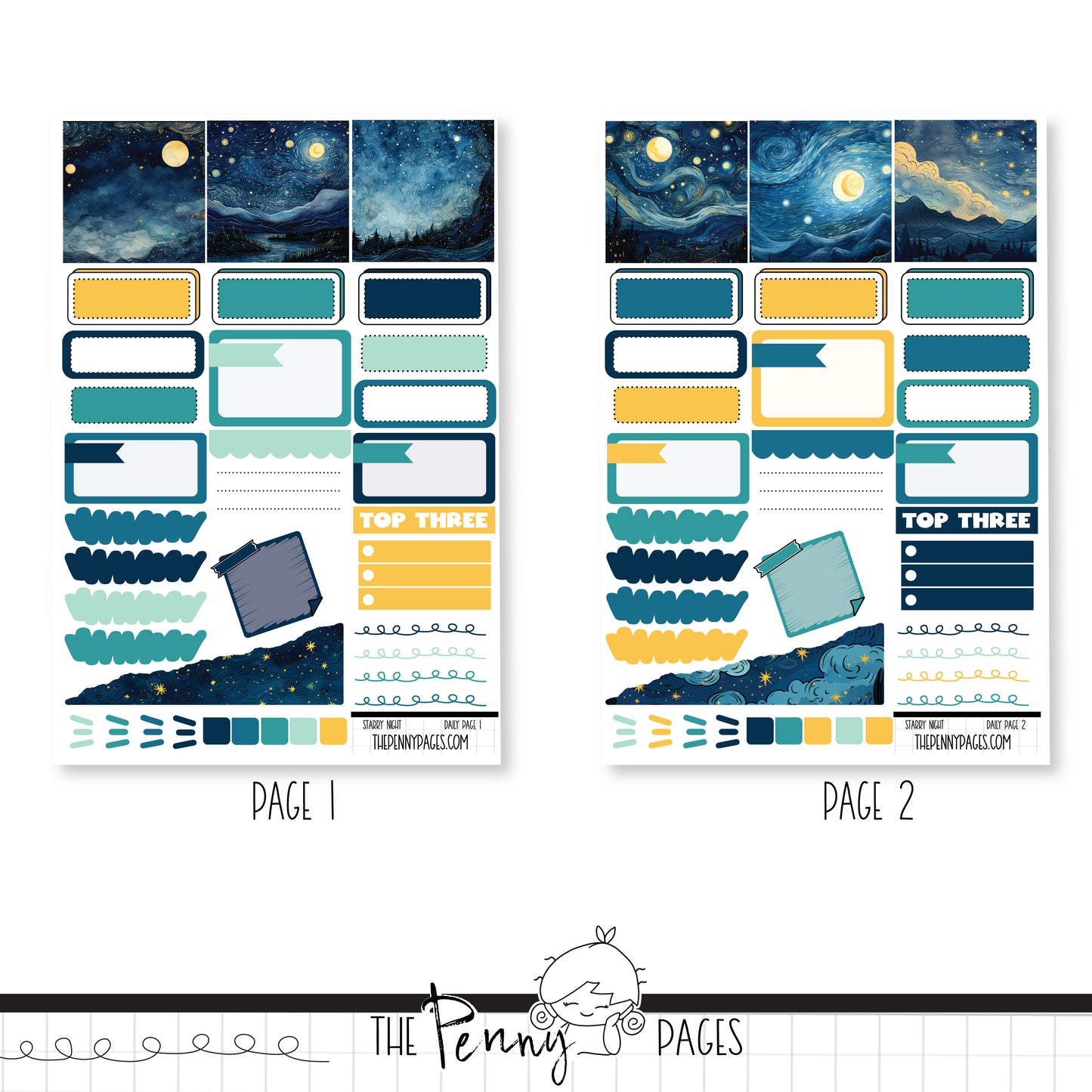 Starry Night - Daily Pages