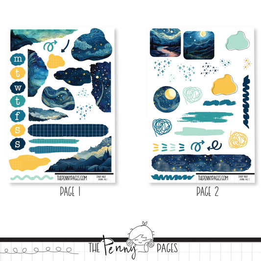 Starry Night - Journaling Kit