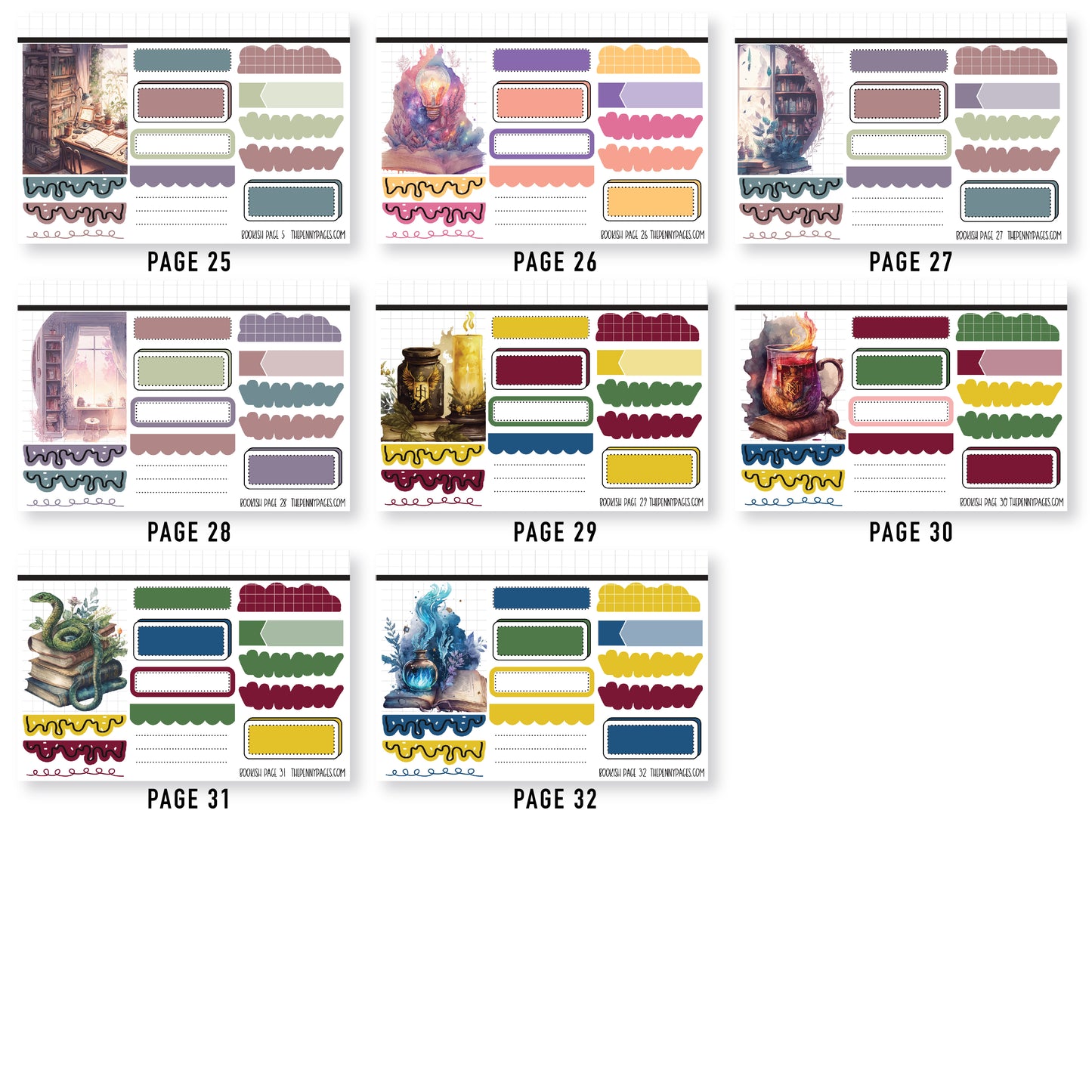 Mini Sheets - Volume 4 - Bookish