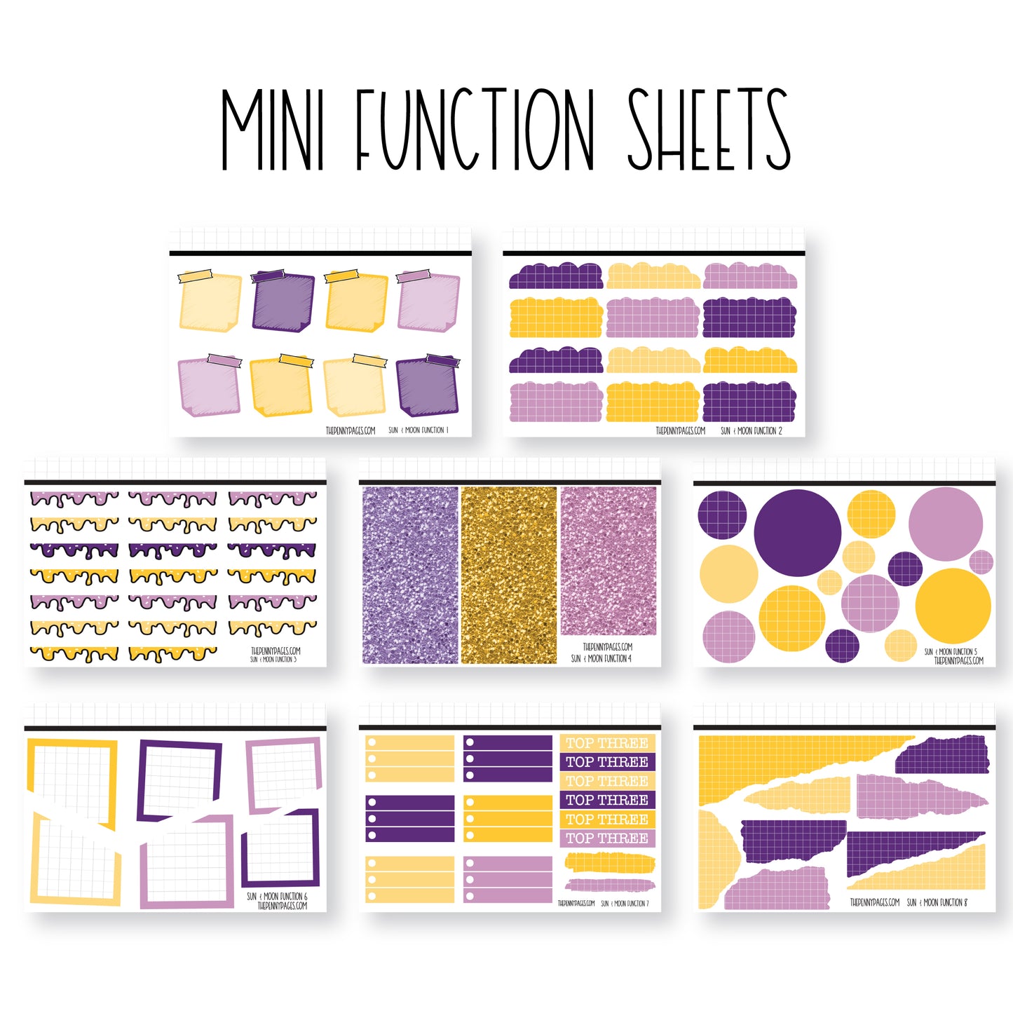 Sun & Moon - Mini Sheets
