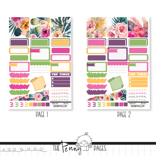 Tropical Days - Daily Pages