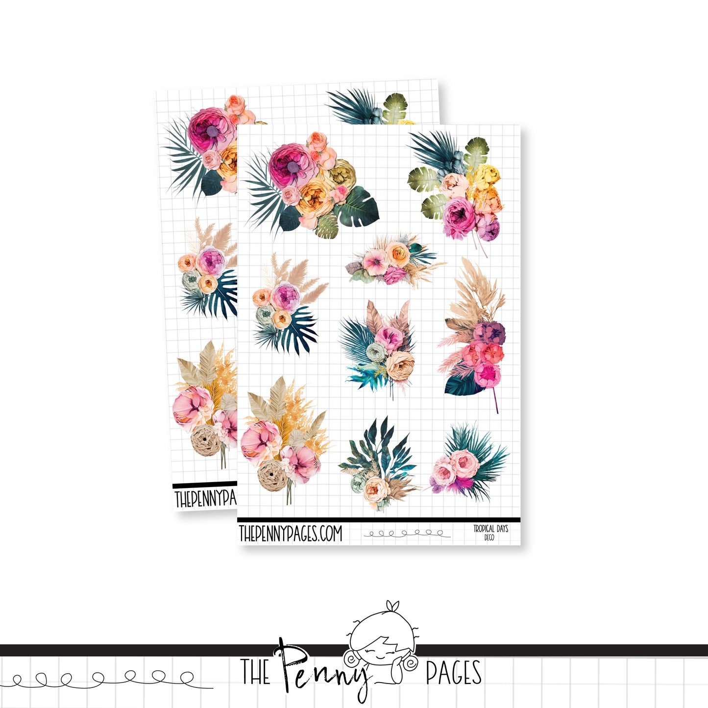 Tropical Days - Deco sheet