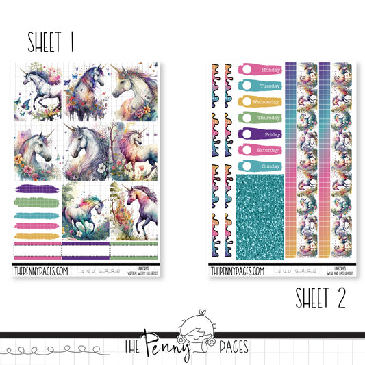 Unicorns - A5 weekly ( 1.3")