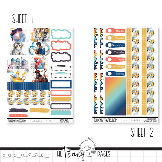 Arabian Nights - Weeks vertical weekly kit