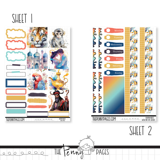 Arabian Nights - B6 vertical weekly kit