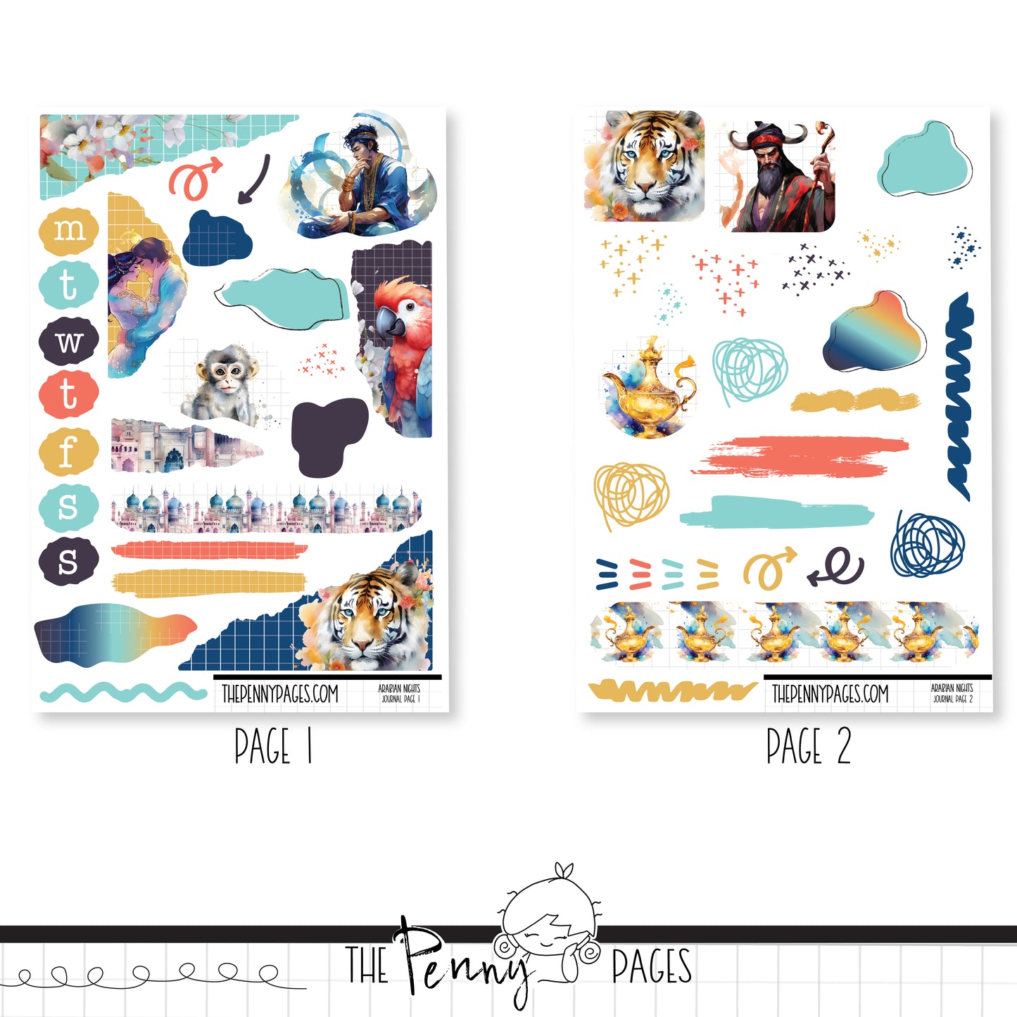 Arabian Nights - Journaling Kit