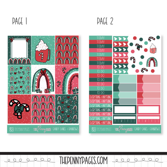 Candy Canes & Rainbows - 2020 format