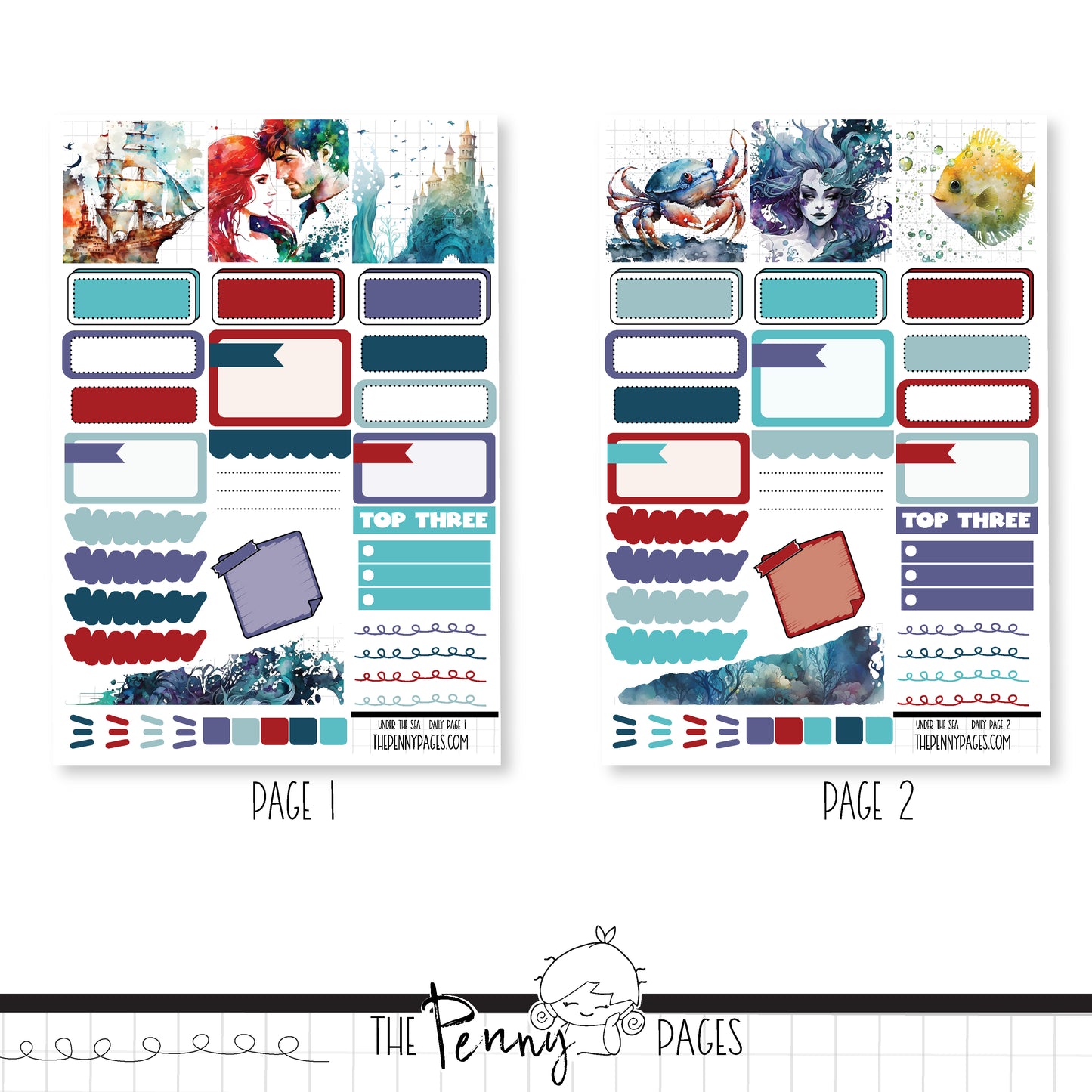 Under the sea - Daily Pages