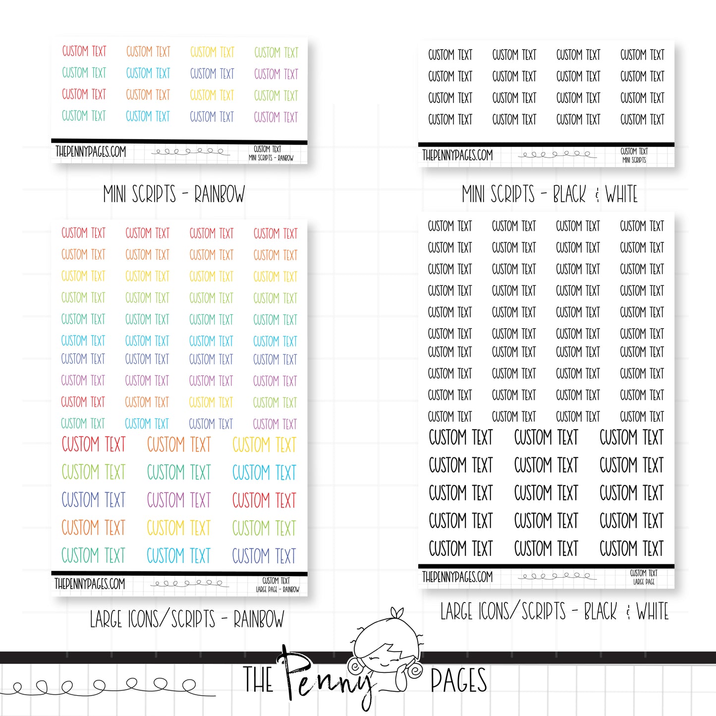 CUSTOM Text - Script