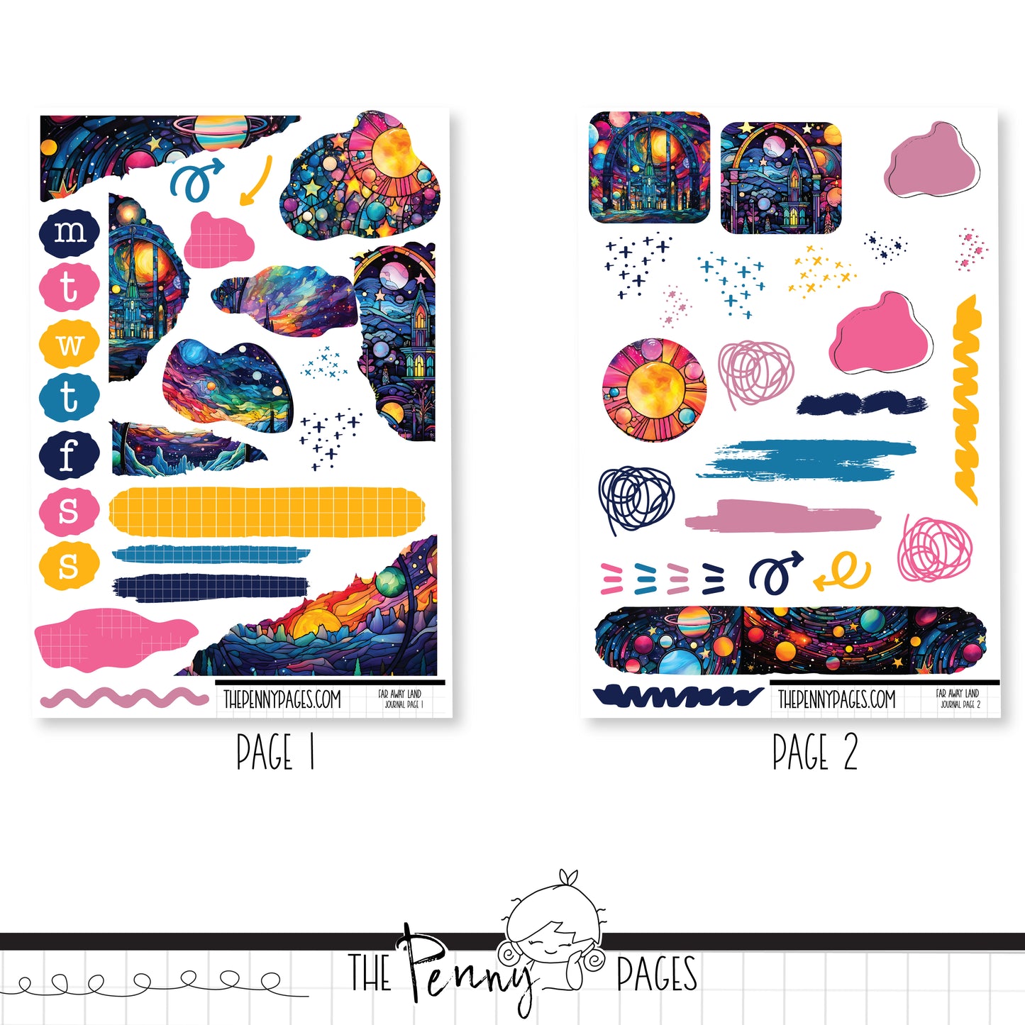 Far Away Land - Journaling Kit