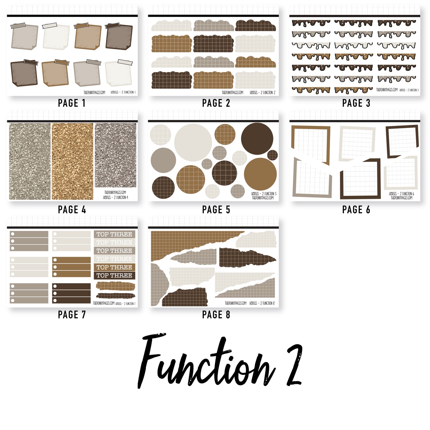 Sticker Book - Volume 12 - Horses