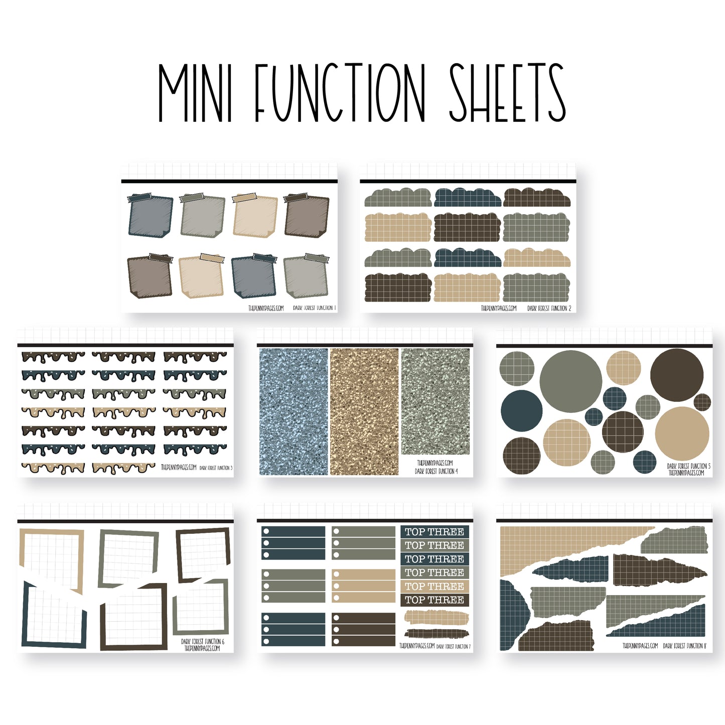 Dark Forests - Mini Sheets