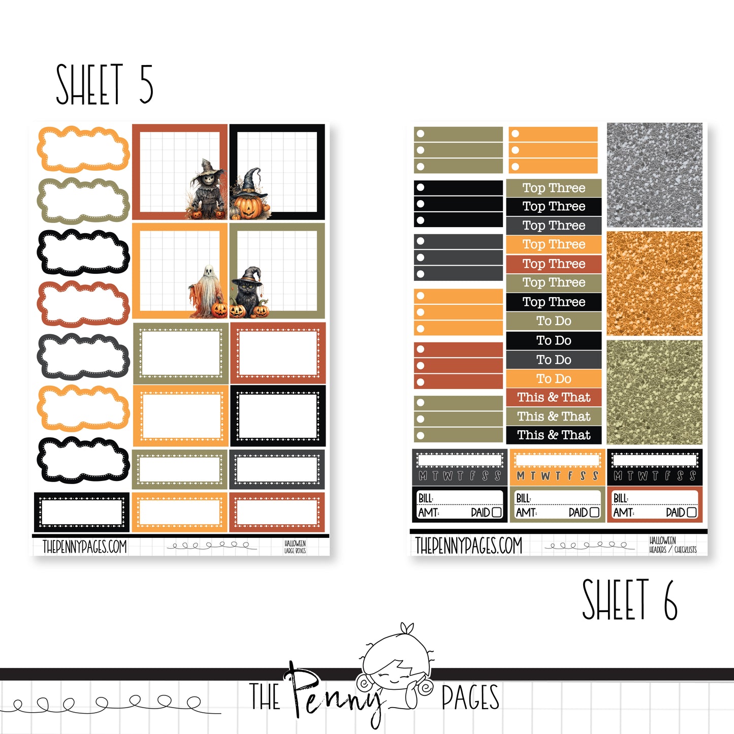 Halloween - Weeks vertical weekly kit