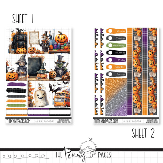 Halloween School - A5 weekly ( 1.3")