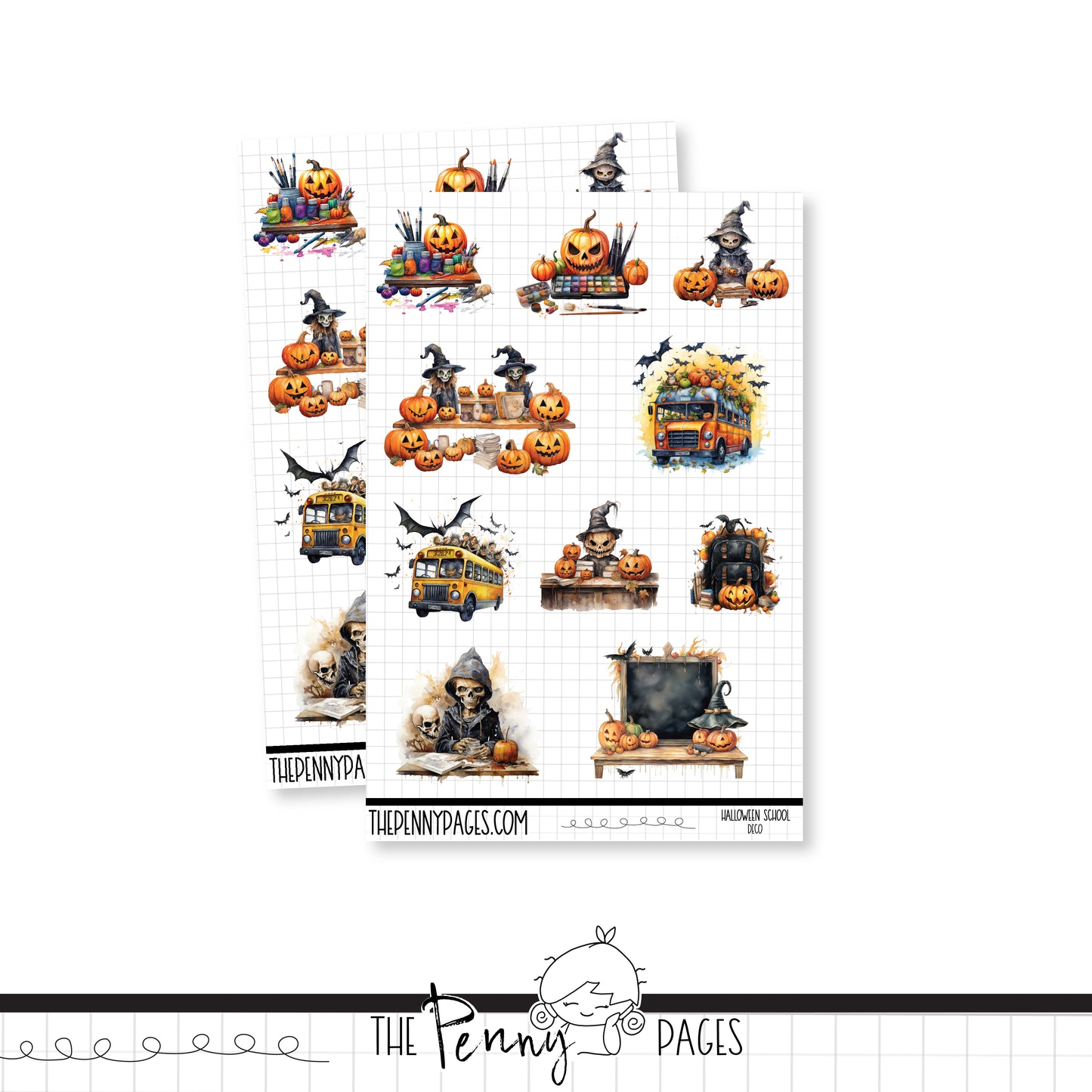 Halloween Schools - Deco sheet