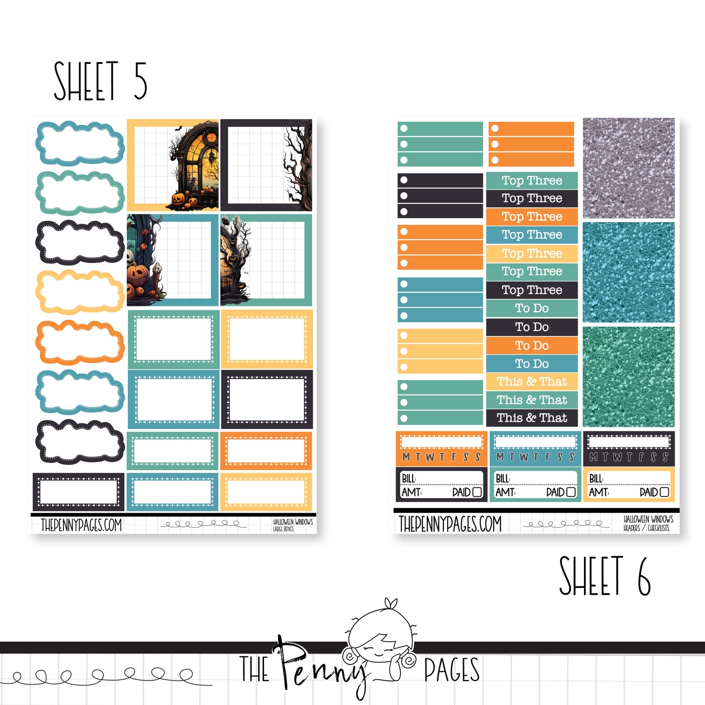 Halloween Windows - Pentrix weekly kit